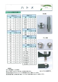 画像3: 手打具ハトメ（アイレット）＃５００用 (3)